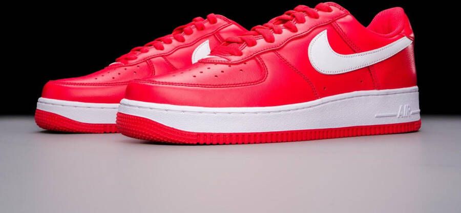 Nike Air Force 1 Low '07 Retro Color of the Month University Red White FD7039-600 WIT Schoenen - Foto 3