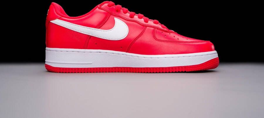 Nike Air Force 1 Low '07 Retro Color of the Month University Red White FD7039-600 WIT Schoenen - Foto 4