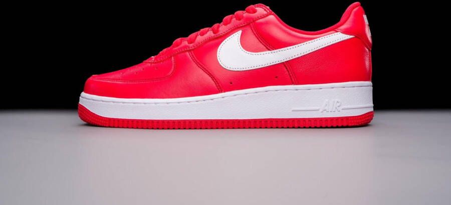 Nike Air Force 1 Low '07 Retro Color of the Month University Red White FD7039-600 WIT Schoenen - Foto 5