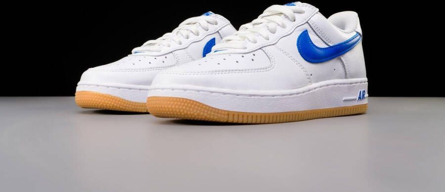 Nike Air Force 1 Low Retro Wit Blauw Heren Sneaker DJ3911