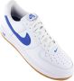 Nike Air Force 1 Low Retro Color of the Month Sneakers Sportschoenen Vrijetijds schoenen Leer Wit-Blauw DJ3911 - Thumbnail 5