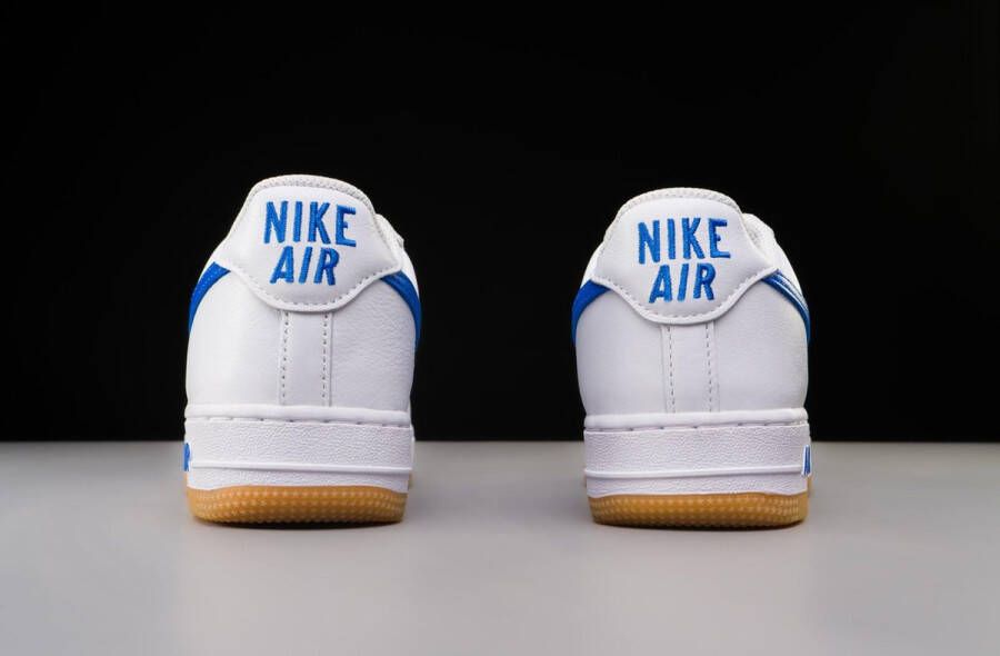 Nike Air Force 1 Low Retro Wit Blauw Heren Sneaker DJ3911