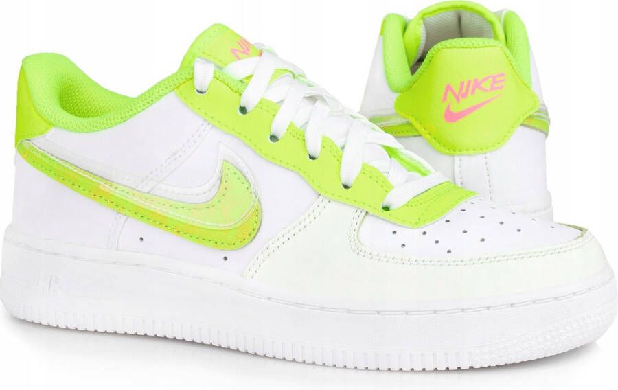 Nike Air Force 1 LV8 (GS) -White Volt