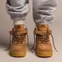 Nike Air Force 1 Mid '07 Basketball Schoenen flax wheat gum light brown black maat: 42.5 beschikbare maaten:41 42.5 43 44 45 46 - Thumbnail 6