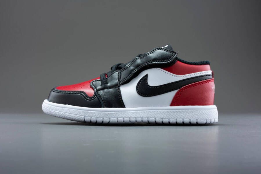 Nike Air Jordan 1 Low ALT Bred Toe (TD) CI3436-612 BRED Zwart Rood Schoenen