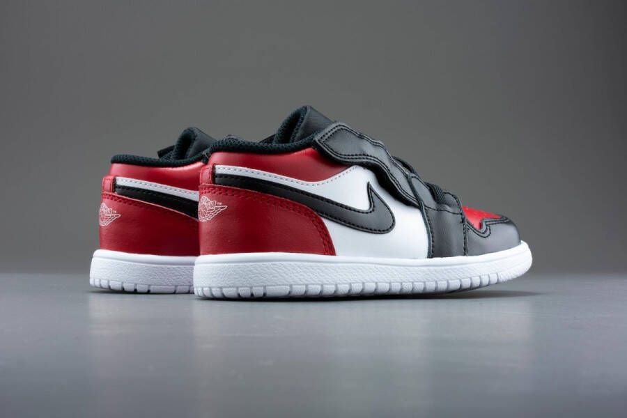 Nike Air Jordan 1 Low ALT Bred Toe (TD) CI3436-612 BRED Zwart Rood Schoenen