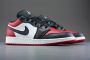 Nike Air Jordan 1 Low Gs ''Bred Toe'' 553560-612 BRED Zwart Rood Schoenen - Thumbnail 2