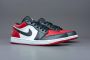 Nike Air Jordan 1 Low Sneaker Wit Rood Zwart Doos Zonder Deksel - Thumbnail 7