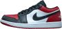 Nike Air Jordan 1 Low Sneaker Wit Rood Zwart Doos Zonder Deksel - Thumbnail 8