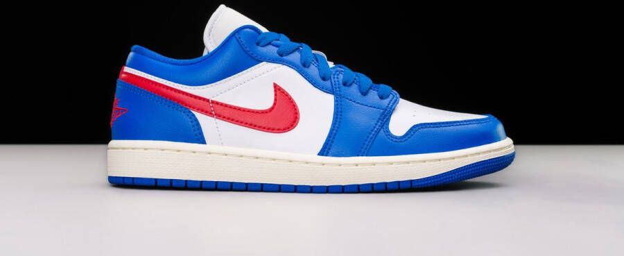 Nike Air Jordan 1 Low Sport Blue Gym Red (Women's) D BLAUW Schoenen