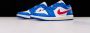 Jordan Wmns Air 1 Low Basketball Schoenen sport blue gym red white sail maat: 36.5 beschikbare maaten:36.5 - Thumbnail 7