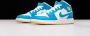Nike Air Jordan 1 Mid Aquatone (GS) DQ8423-400 Kleur als op foto Schoenen - Thumbnail 4
