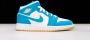 Nike Air Jordan 1 Mid Aquatone (GS) DQ8423-400 Kleur als op foto Schoenen - Thumbnail 5