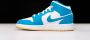 Nike Air Jordan 1 Mid Aquatone (GS) DQ8423-400 Kleur als op foto Schoenen - Thumbnail 6