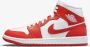 Jordan Nike Air 1 Mid BQ6472 116 Red White Kentucky Red - Thumbnail 5