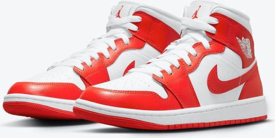 Nike Air Jordan 1 Mid BQ6472 116 Red-White Kentucky Red