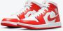 Nike Air Jordan 1 Mid BQ6472 116 Red-White Kentucky Red - Thumbnail 3