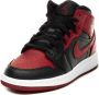 Jordan Nike Air 1 Mid(GS ) Black Gym Red White Banned 554725 074 EUR - Thumbnail 5
