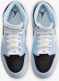 Nike Air Jordan 1 Mid (GS) Ice Blue Black-Sail-White 555112 - Thumbnail 3