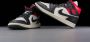 Jordan Wmns Air 1 Mid Basketball Schoenen black gym red sail maat: 42.5 beschikbare maaten:42.5 - Thumbnail 5