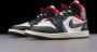 Jordan Wmns Air 1 Mid Basketball Schoenen black gym red sail maat: 42.5 beschikbare maaten:42.5 - Thumbnail 8