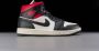 Jordan Wmns Air 1 Mid Basketball Schoenen black gym red sail maat: 42.5 beschikbare maaten:42.5 - Thumbnail 9