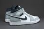 Nike Air Jordan 1 Mid Light Smoke Grey Anthracite 554724-078 Grijs Schoenen - Thumbnail 4