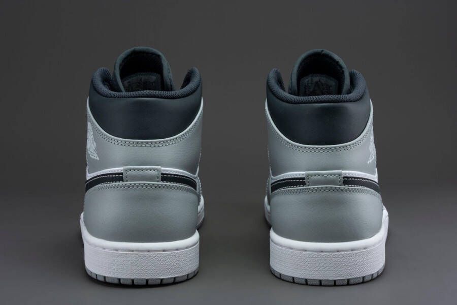 Nike Air Jordan 1 Mid Light Smoke Grey Anthracite 554724-078 Grijs Schoenen