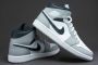 Nike Air Jordan 1 Mid Light Smoke Grey Anthracite 554724-078 Grijs Schoenen - Thumbnail 7