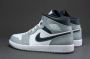 Nike Air Jordan 1 Mid Light Smoke Grey Anthracite 554724-078 Grijs Schoenen - Thumbnail 8