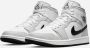 Nike Air Jordan 1 Mid Light Smoke Grey (Women's) BQ6472-015 Grijs Schoenen - Thumbnail 3