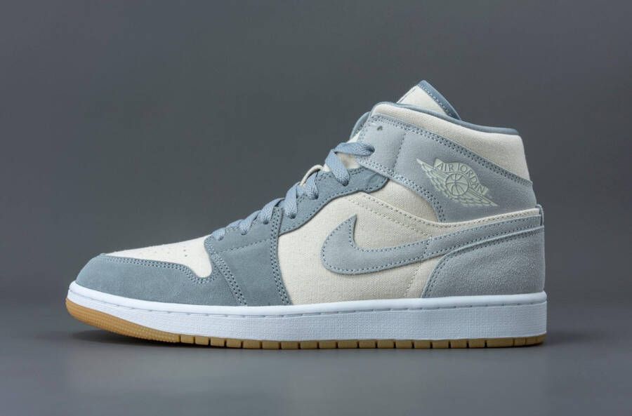 Nike Air Jordan 1 Mid SE Coconut Milk Particle Grey DN4281-100 GRIJS Schoenen