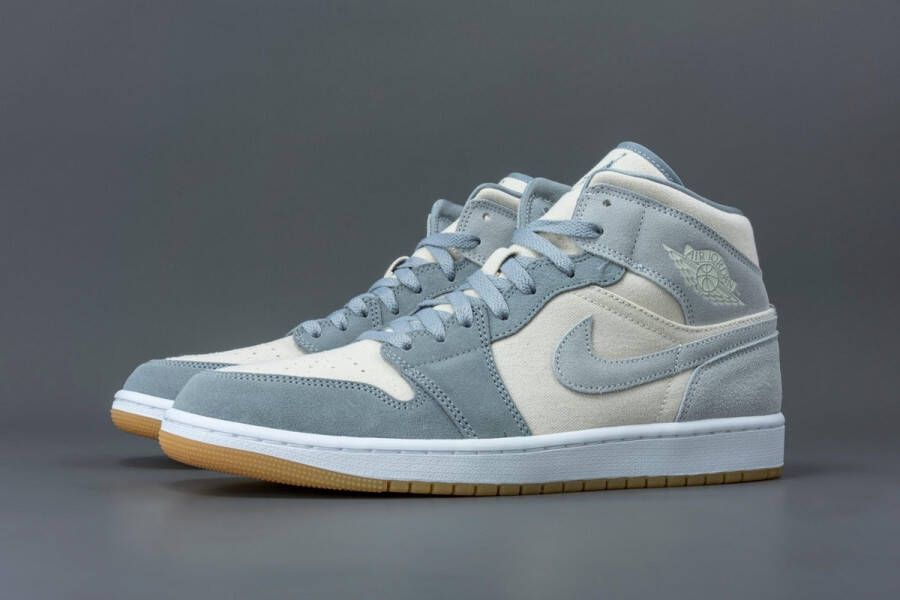 Nike Air Jordan 1 Mid SE Coconut Milk Particle Grey DN4281-100 GRIJS Schoenen