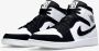 Jordan Air 1 Mid Diamond Shorts DH6933-100 zwart parelmoer wit sneakers unisex - Thumbnail 2