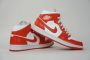 Jordan Nike Air 1 Mid White Habanero Red White Kentucky Red BQ6472 116 EUR - Thumbnail 12