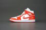 Jordan Nike Air 1 Mid White Habanero Red White Kentucky Red BQ6472 116 EUR - Thumbnail 11