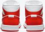 Jordan Nike Air 1 Mid White Habanero Red White Kentucky Red BQ6472 116 EUR - Thumbnail 6