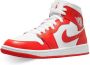 Jordan Nike Air 1 Mid White Habanero Red White Kentucky Red BQ6472 116 EUR - Thumbnail 7