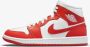 Jordan Nike Air 1 Mid White Habanero Red White Kentucky Red BQ6472 116 EUR - Thumbnail 7