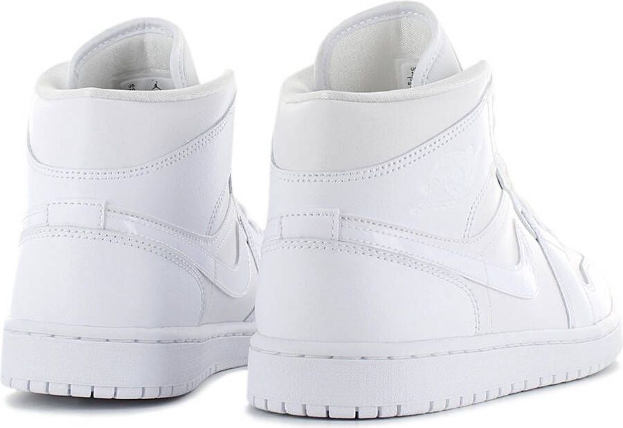 Jordan Nike Air 1 Mid Triple White Sneakers Schoenen Leer DV0991