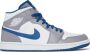 Nike Air Jordan 1 Mid (GS) True Blue Ce t DQ8423 - Thumbnail 3