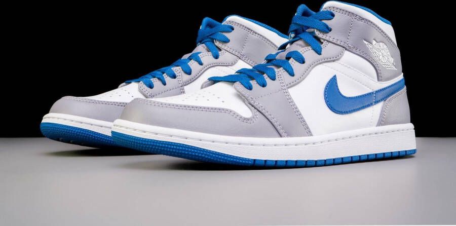 Nike Air Jordan 1 Mid True Blue DQ8426-014 BLAUW Schoenen - Foto 5