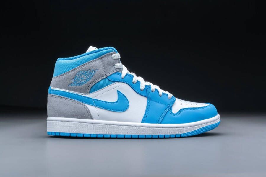 Nike Air Jordan 1 Mid University Blue Grey DX9276-100 BLAUW Schoenen - Foto 2