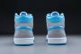 Nike Air Jordan 1 Mid University Blue Grey DX9276-100 BLAUW Schoenen - Thumbnail 9