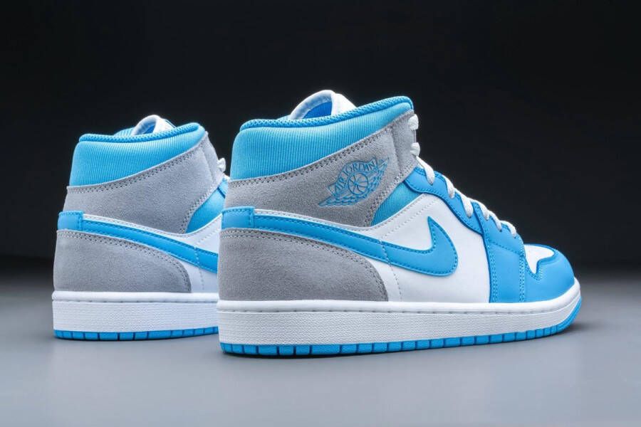 Nike Air Jordan 1 Mid University Blue Grey DX9276-100 BLAUW Schoenen - Foto 10