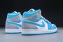 Nike Air Jordan 1 Mid University Blue Grey DX9276-100 BLAUW Schoenen - Thumbnail 10