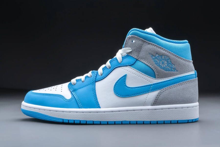 Nike Air Jordan 1 Mid University Blue Grey DX9276-100 BLAUW Schoenen - Foto 7