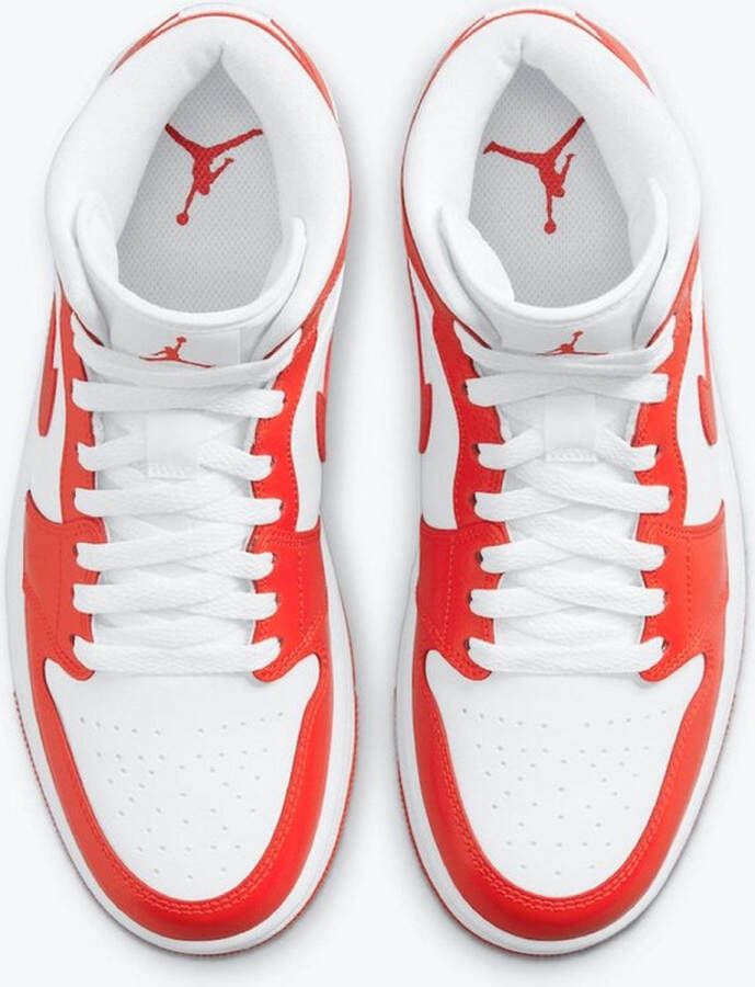 Nike Air Jordan 1 Mid W Syracuse Sneakers Kentucky Red