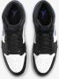 Nike Air Jordan 1 Mid White Black Racer Blue 554724-140 Wit;Zwart;Blauw Schoenen - Thumbnail 10