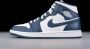 Jordan Air 1 Mid Basketball Schoenen mid white metallic gold obsidian maat: 44.5 beschikbare maaten:44.5 - Thumbnail 14